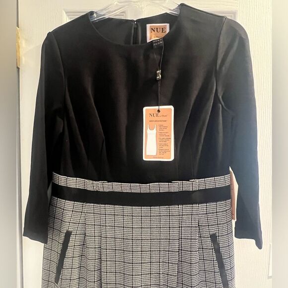 NWT Nue by Shani midi long sleeve women's dress size 10 - Picture 4 of 14